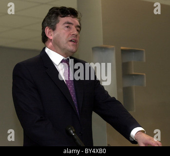 Gordon Brown ex-primo ministro Foto Stock