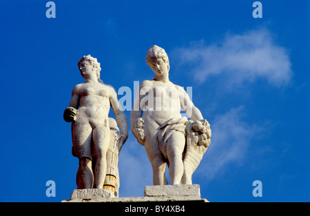 Basilica costruita da Andrea Palladio, Piazza dei Signorie, Vicenza, Veneto; Italia, Patrimonio Mondiale Foto Stock