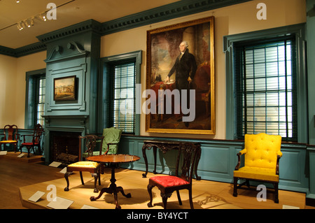 La sala da ballo di Alessandria, 1793, (Alexandria, Virginia), American ala, Metropolitan Museum of Art di New York City, Foto Stock