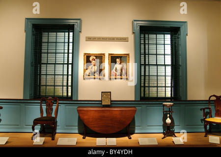 La sala da ballo di Alessandria, 1793, (Alexandria, Virginia), American ala, Metropolitan Museum of Art di New York City, Foto Stock