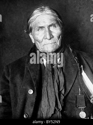 Geronimo, nativo americana leader del Chiricahua Apache. Foto Stock