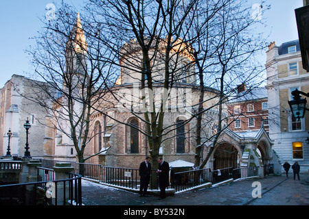 Temple Church, INNER TEMPLE Lane, London, Regno Unito Foto Stock