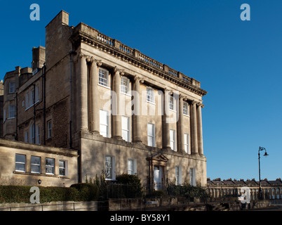 30 Il Royal Crescent Bath Somerset England Regno Unito costruito da John Wood il giovane Foto Stock