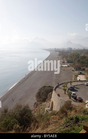 Spiaggia di konyaalti antalya turchia turkish resort spiagge del mare Foto Stock