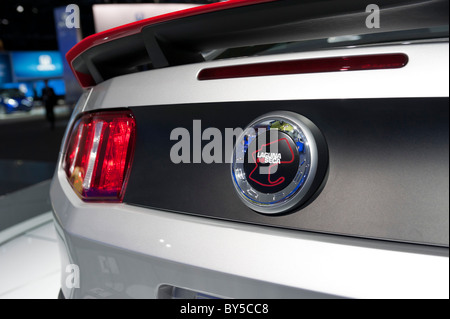 2012 Ford Mustang Boss 302 al 2011 North American International Auto Show di Detroit Foto Stock