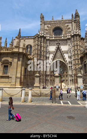 Cattedrale, Sevilla (Siviglia). Andalusia, Spagna Foto Stock