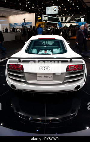 Audi R8 GT al 2011 North American International Auto Show di Detroit Michigan STATI UNITI Foto Stock