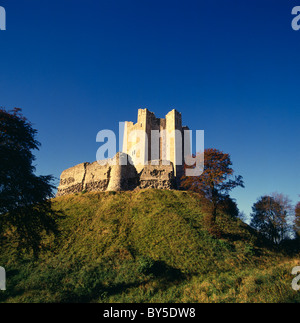 Conisbrough Castle vicino a Doncaster in South Yorkshire, 12esimo secolo tenere collegato a Ivanhoe storia Foto Stock