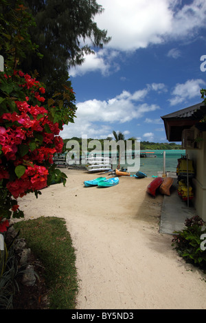 TROPICAL GARDENS RESORT VANUATU BDB Foto Stock