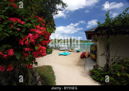 TROPICAL GARDENS RESORT VANUATU BDB Foto Stock