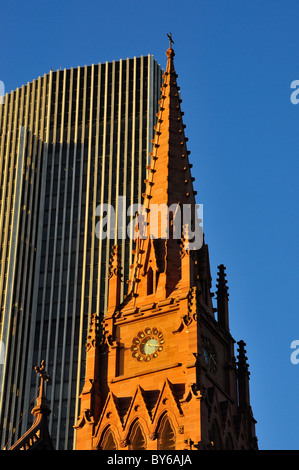 Cattedrale dell Immacolata Concezione e Corning tower, Albany New York. Foto Stock