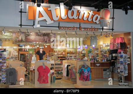 Atlanta Georgia,CNN Center,Cable News Network,notizie televisive,media,quartier generale mondiale,interni interni,CNN Studio Tour,store,negozi,aziende,distric Foto Stock