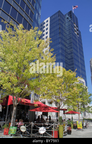 Atlanta Georgia, Buckhead, Peachtree Street, quartiere, f2O, fresco su ordinazione, ristorante ristoranti, cibo, caffè, strada, marciapiede, ristoranti, al fresco Foto Stock