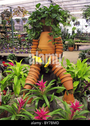 Garden center display impianto Foto Stock