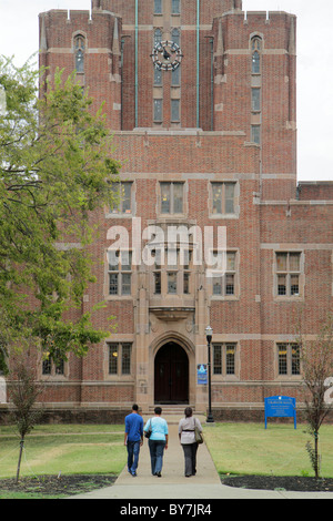 Tennessee Nashville,Fisk University,campus,Cravath Hall,Black Student Students College,università,campus storico,edificio amministrativo,uomo maschio Foto Stock