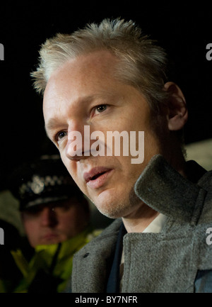 Paul Julian Assange fondatore di WikiLeaks Foto Stock