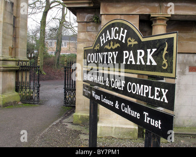 Haigh Country Park Haigh Hall Foto Stock