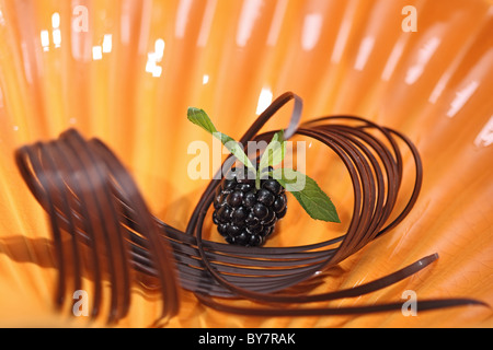 Cioccolato bacca zuccherati Foto Stock