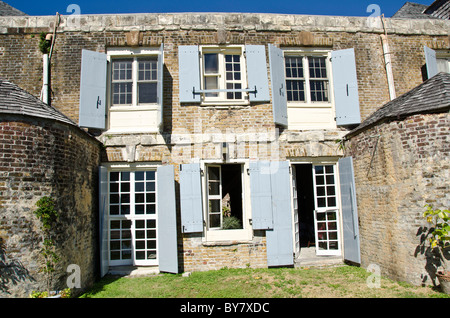 Rame e legname Store Hotel a Nelsons Dockyard Parco Nazionale a English Harbour Antigua Foto Stock