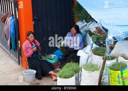 Mercado Municipal, San Cristobal de las Casas, Chiapas, Messico Foto Stock