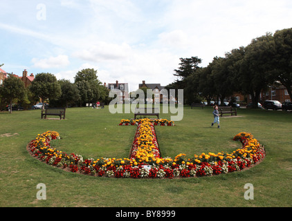 Nella foto è la città balneare di Hunstanton in North Norfolk. Foto di Fabio De Paola Foto Stock