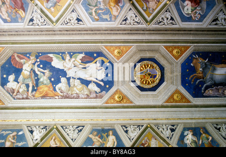 Affresco, Villa Farnesina, museo, travestere, Roma, Italia Foto Stock