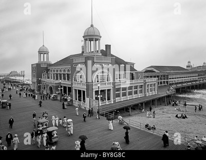 Il molo di acciaio, Atlantic City, New Jersey circa 1915 Foto Stock