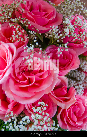 Bouquet di bellissimi fiori di nozze Foto Stock