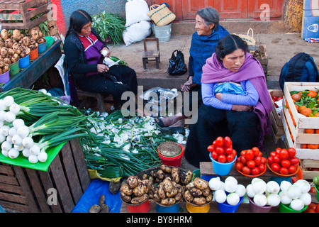 Mercado Municipal, San Cristobal de las Casas, Chiapas, Messico Foto Stock