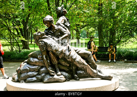 Il delle donne del Vietnam Memorial;il Mall;;Washington DC;USA;l'America Foto Stock