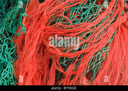 Mare pesca a strascico Reti e apparecchiature associate Foto Stock