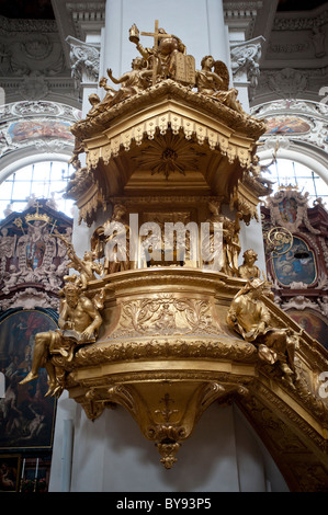 La cattedrale di Santo Stefano, Passau, Baviera, Germania, Europa Foto Stock