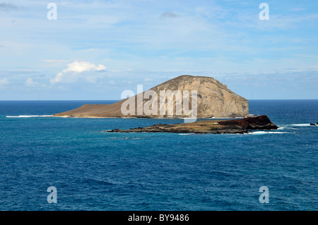 Kaohikiapu Island South Beach Oahu Honolulu Hawaii Oceano Pacifico Foto Stock