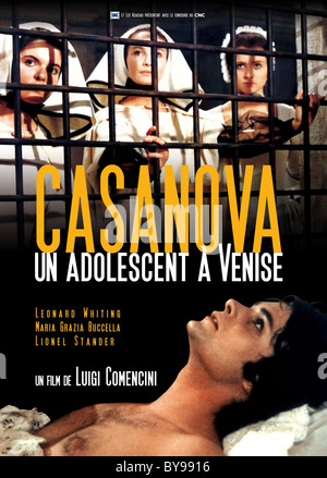 Infanzia, vocazione e prime di alcune esperienze di Giacomo Casanova, veneziano Anno 1969 - Direttore Italia Luigi Comencini Leonard Foto Stock