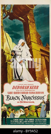 Black Narcissus Anno : 1947 Direttore del Regno Unito : Michael Powell, Emeric Pressburger poster del filmato Foto Stock