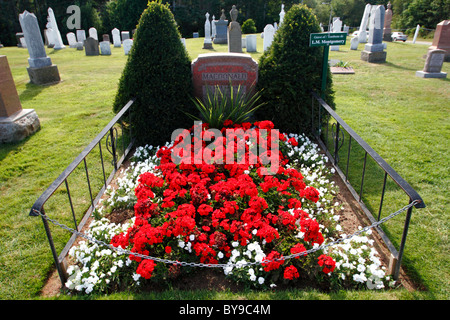 Luogo di sepoltura di Lucy Maud Montgomery di Anne di Green Gables fama Foto Stock