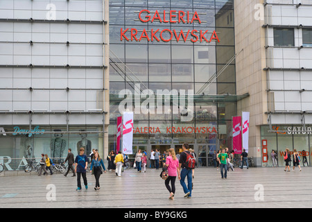 Galeria Krakowska shopping centre, Cracovia, Cracovia, Malopolska Provincia, Piccola Polonia voivodato, Polonia, Europa Foto Stock