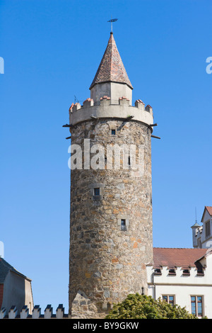 Torre Wendish, Wendischer Turm, Srpska weza, Bautzen, Budysin, Budysyn, Budziszyn, regione di Dresda, Sassonia orientale Foto Stock