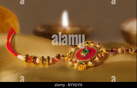 Close-up di Rakhi Foto Stock