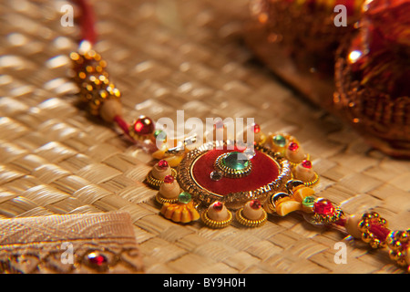 Close-up di Rakhi Foto Stock