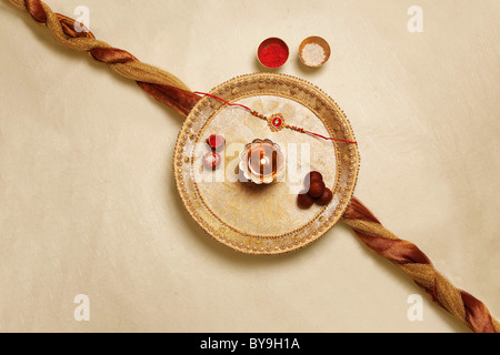 Close-up di Rakhi Foto Stock