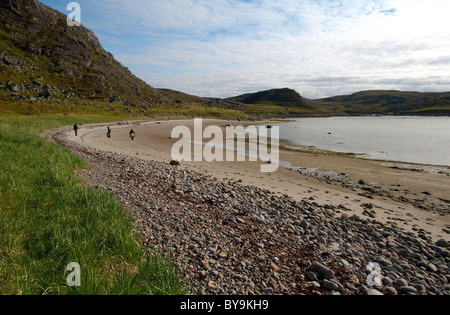 Il paesaggio del Mare di Barents, regioni artiche, Russia Foto Stock