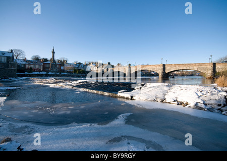 Creebridge e River Cree Newton Stewart, Wigtownshire Foto Stock