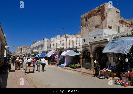 Souk di Essaouira, Sito Patrimonio Mondiale dell'Unesco, Marocco, Africa del Nord Foto Stock