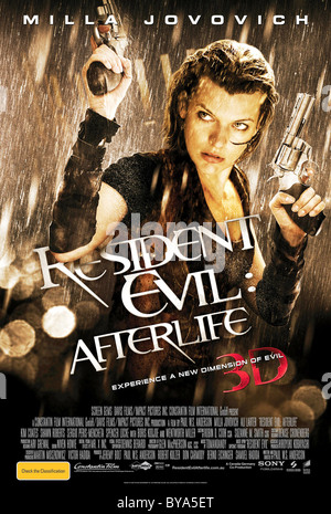 Resident Evil : Afterlife Anno : 2010 USA / UK Direttore : Paul W.S. Anderson Milla Jovovich film poster (USA) Foto Stock