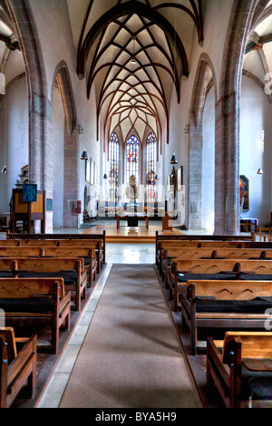 Chiesa Johanniskirche, Martin-Luther-Platz, Ansbach, Media Franconia, Franconia, Baviera, Germania, Europa Foto Stock