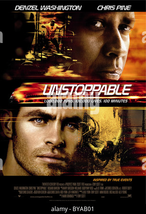 Inarrestabile Anno : 2010 USA Direttore : Tony Scott Chris Pine, Denzel Washington Movie poster (USA) Foto Stock