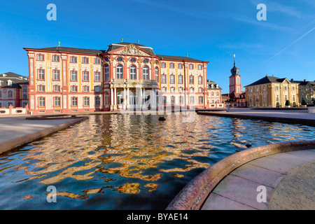 Bruchsal Palace, Bruchsal, Baden-Wuerttemberg, Germania, Europa Foto Stock