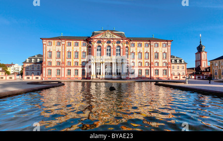 Bruchsal Palace, Bruchsal, Baden-Wuerttemberg, Germania, Europa Foto Stock