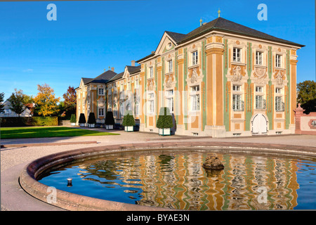 Bruchsal Palace, Bruchsal, Baden-Wuerttemberg, Germania, Europa Foto Stock